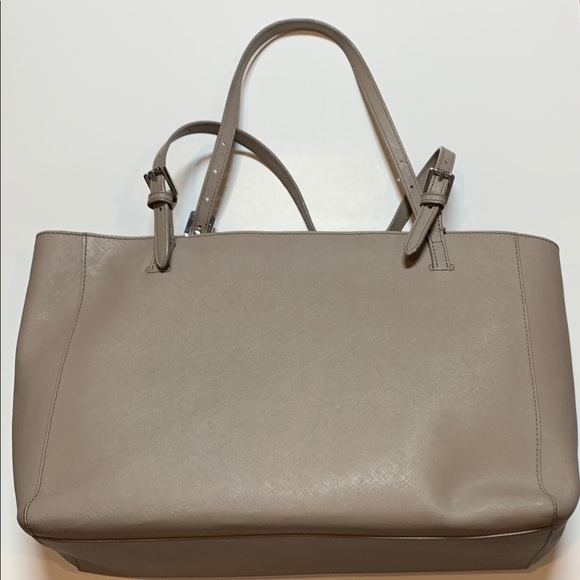 Tory Burch York Buckle Tote Grey Heron - Picture 2 of 5